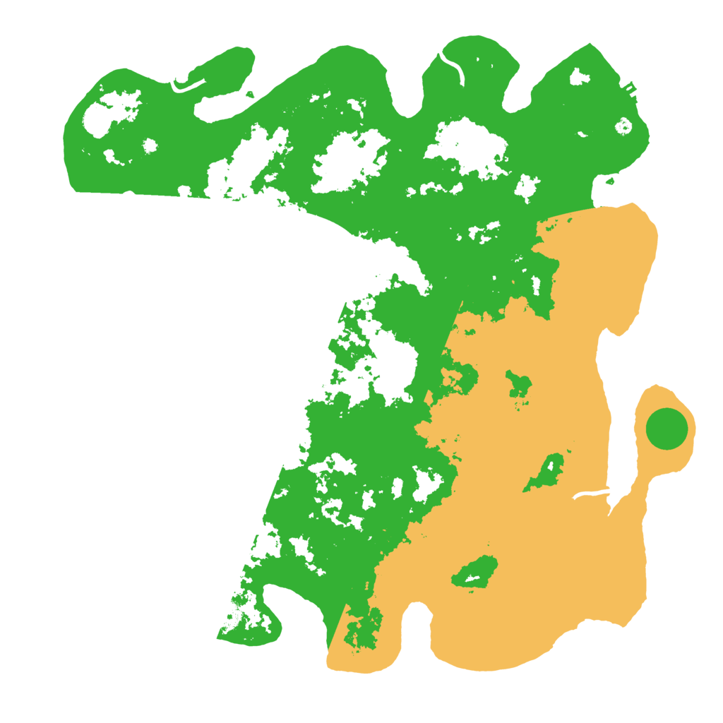 Biome Rust Map: Procedural Map, Size: 4550, Seed: 108158753