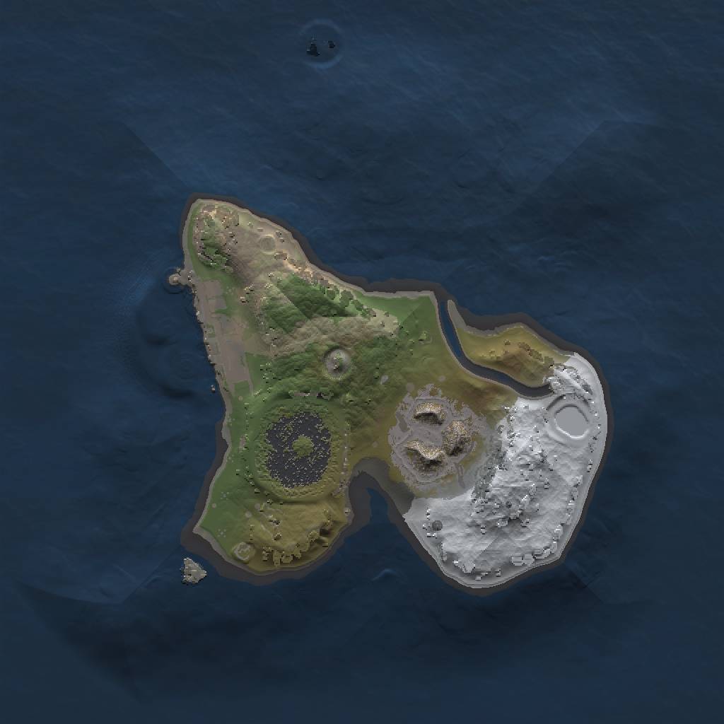 Rust Map: Procedural Map, Size: 1500, Seed: 36967, 6 Monuments