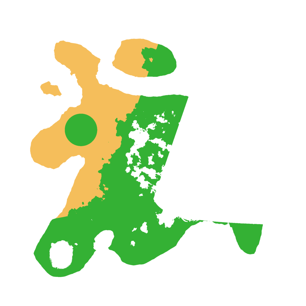 Biome Rust Map: Barren, Size: 2500, Seed: 123123