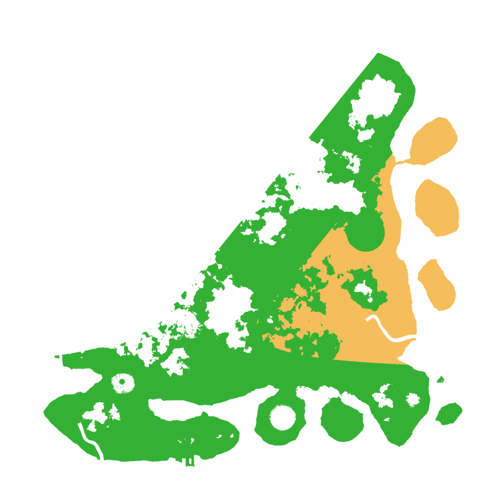 Biome Rust Map: Procedural Map, Size: 3500, Seed: 48755