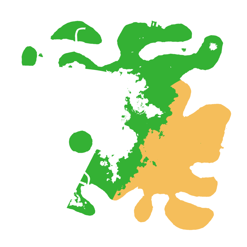 Biome Rust Map: Procedural Map, Size: 3000, Seed: 46226434