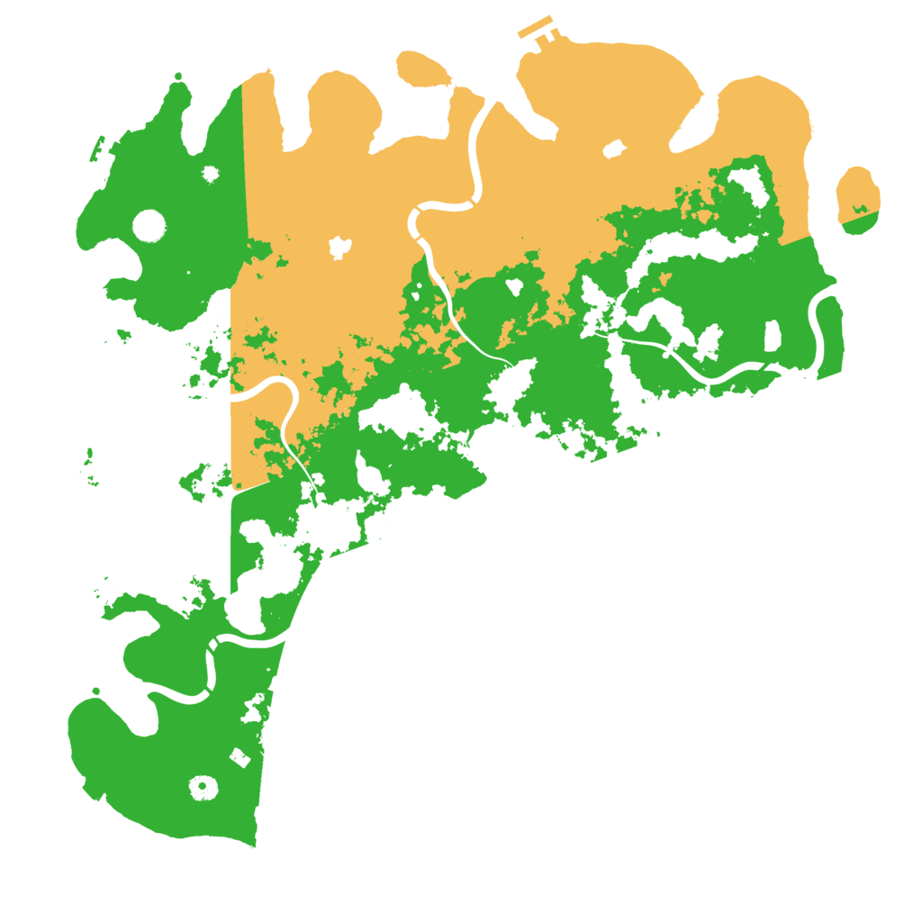 Biome Rust Map: Procedural Map, Size: 5000, Seed: 912287685