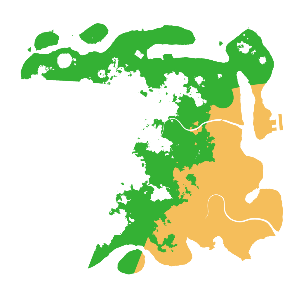 Biome Rust Map: Procedural Map, Size: 3700, Seed: 1172307179