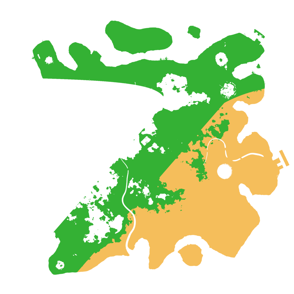 Biome Rust Map: Procedural Map, Size: 3500, Seed: 1060418444