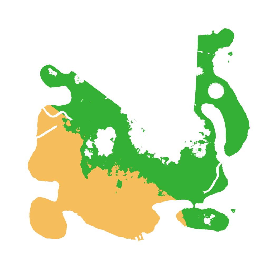 Biome Rust Map: Procedural Map, Size: 3000, Seed: 457692659