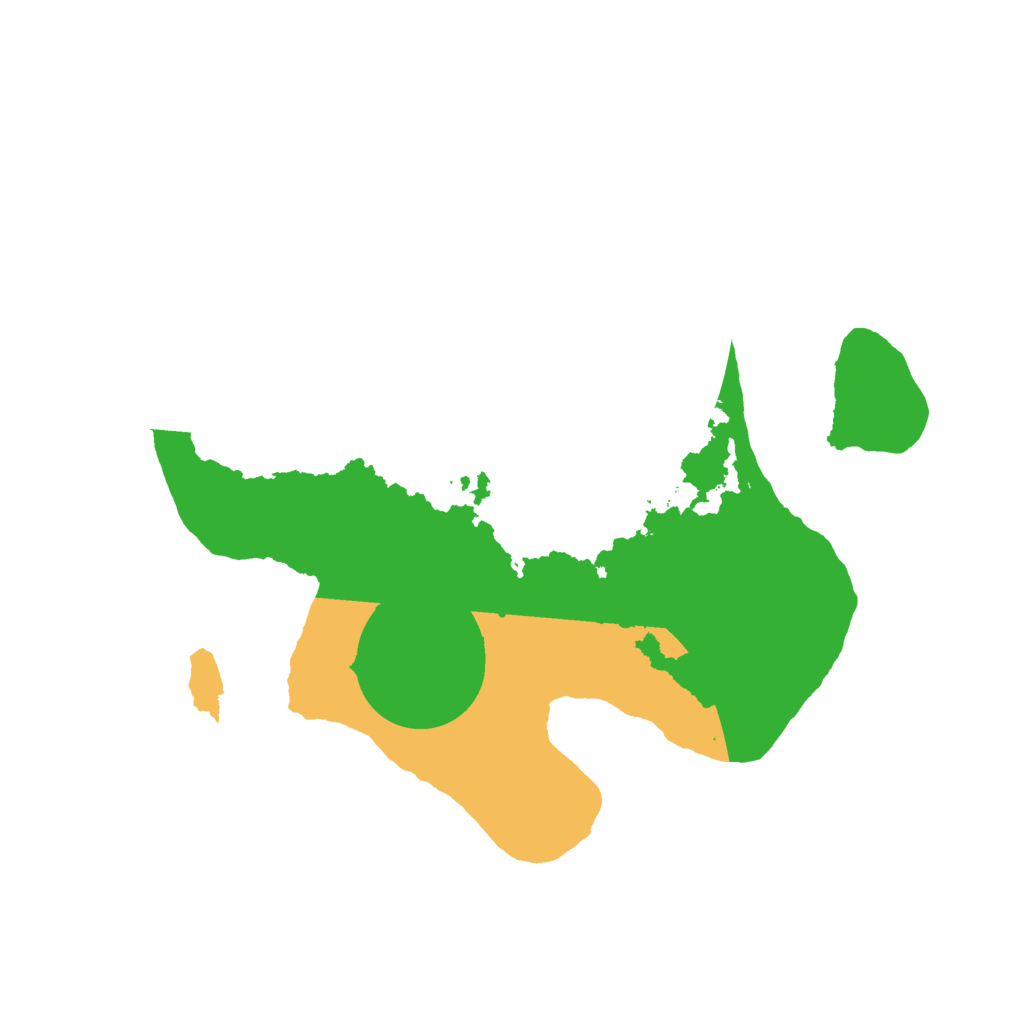 Biome Rust Map: Barren, Size: 2100, Seed: 1234