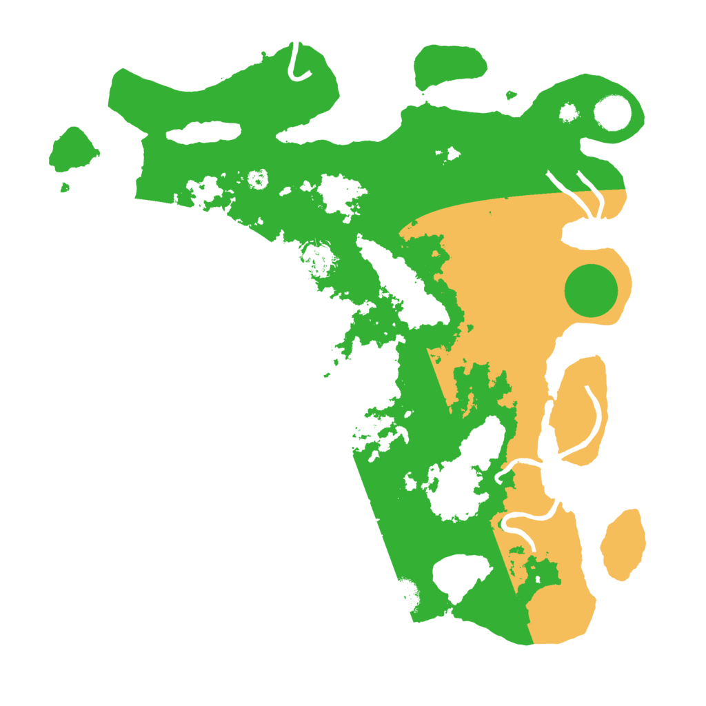 Biome Rust Map: Procedural Map, Size: 3500, Seed: 498952328