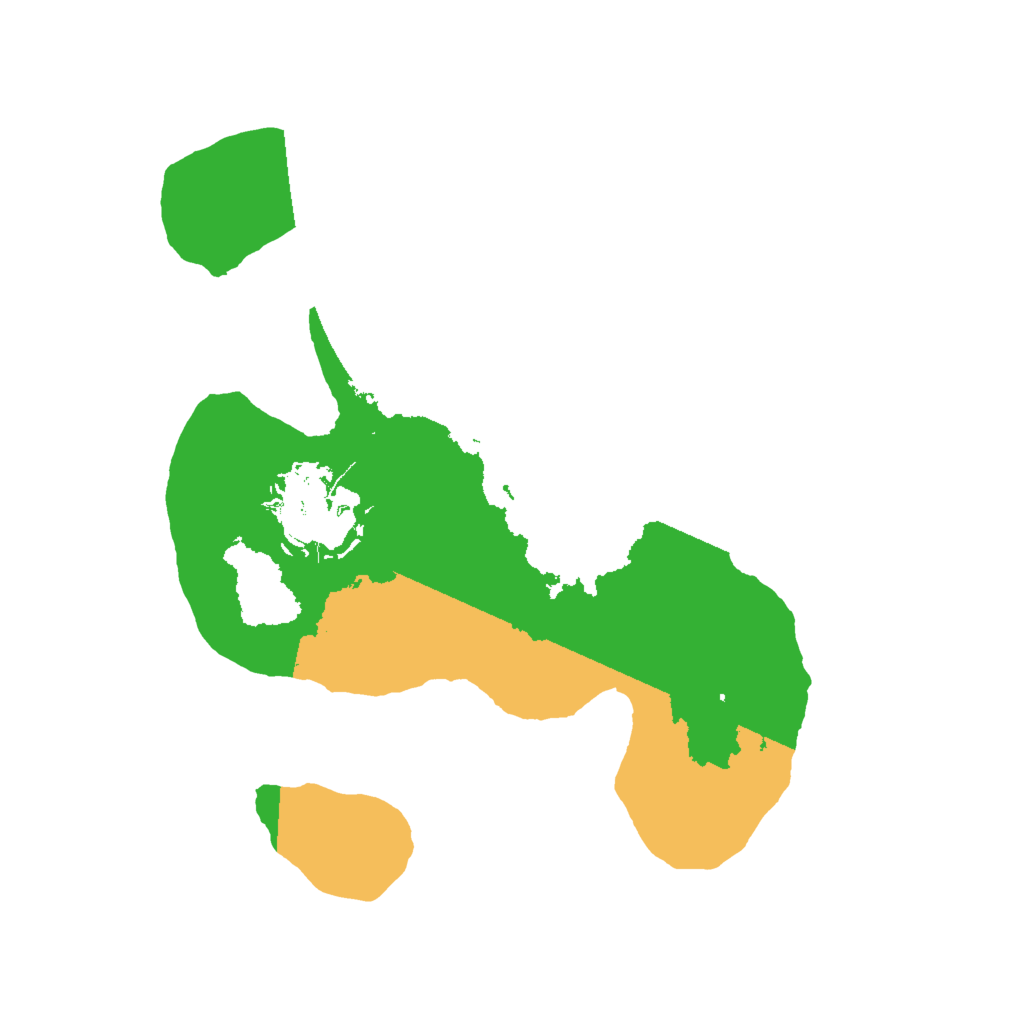 Biome Rust Map: Barren, Size: 2000, Seed: 2057