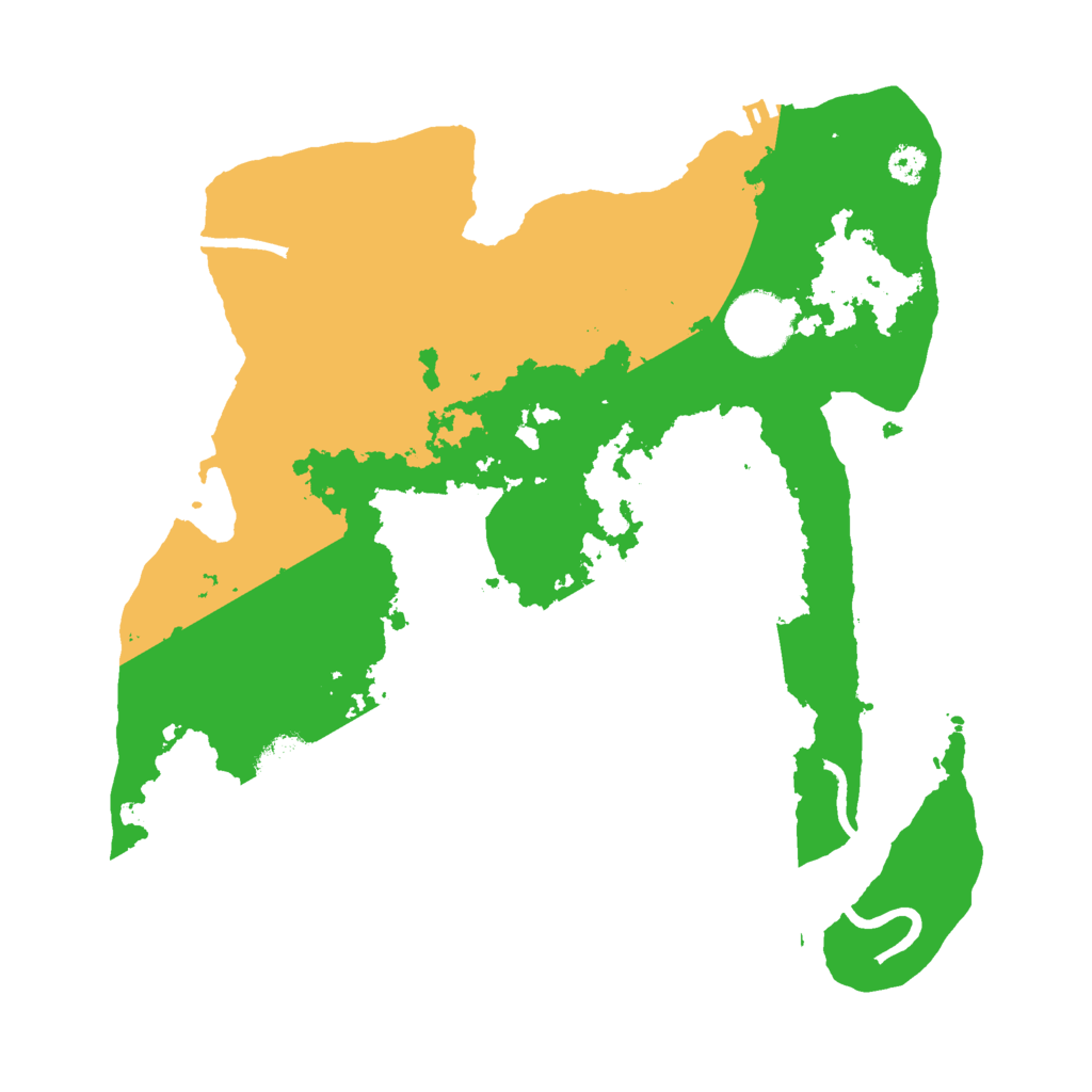 Biome Rust Map: Procedural Map, Size: 3000, Seed: 648662569
