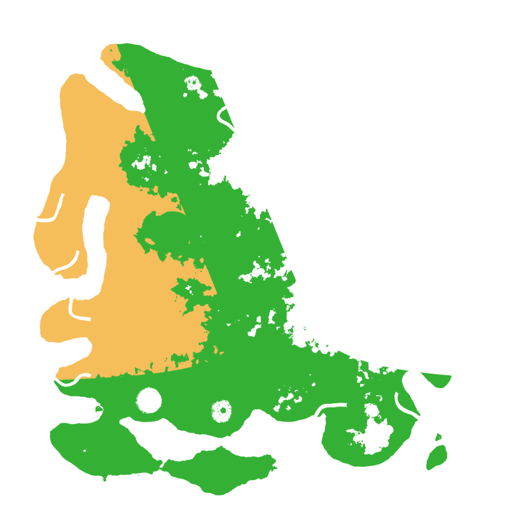 Biome Rust Map: Procedural Map, Size: 3650, Seed: 296054299