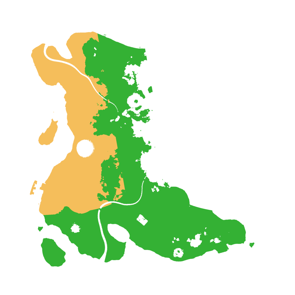 Biome Rust Map: Procedural Map, Size: 3000, Seed: 1259950860