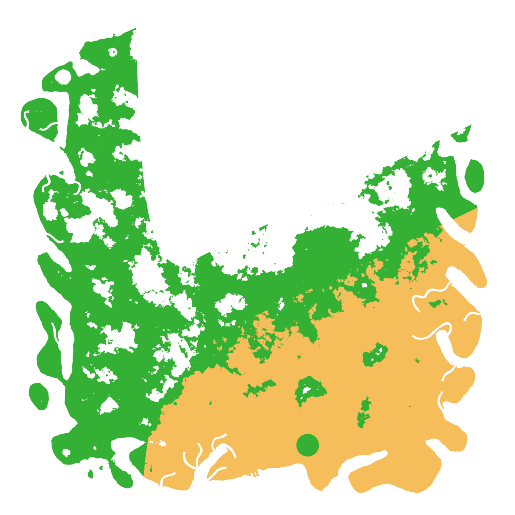 Biome Rust Map: Procedural Map, Size: 6000, Seed: 853449593