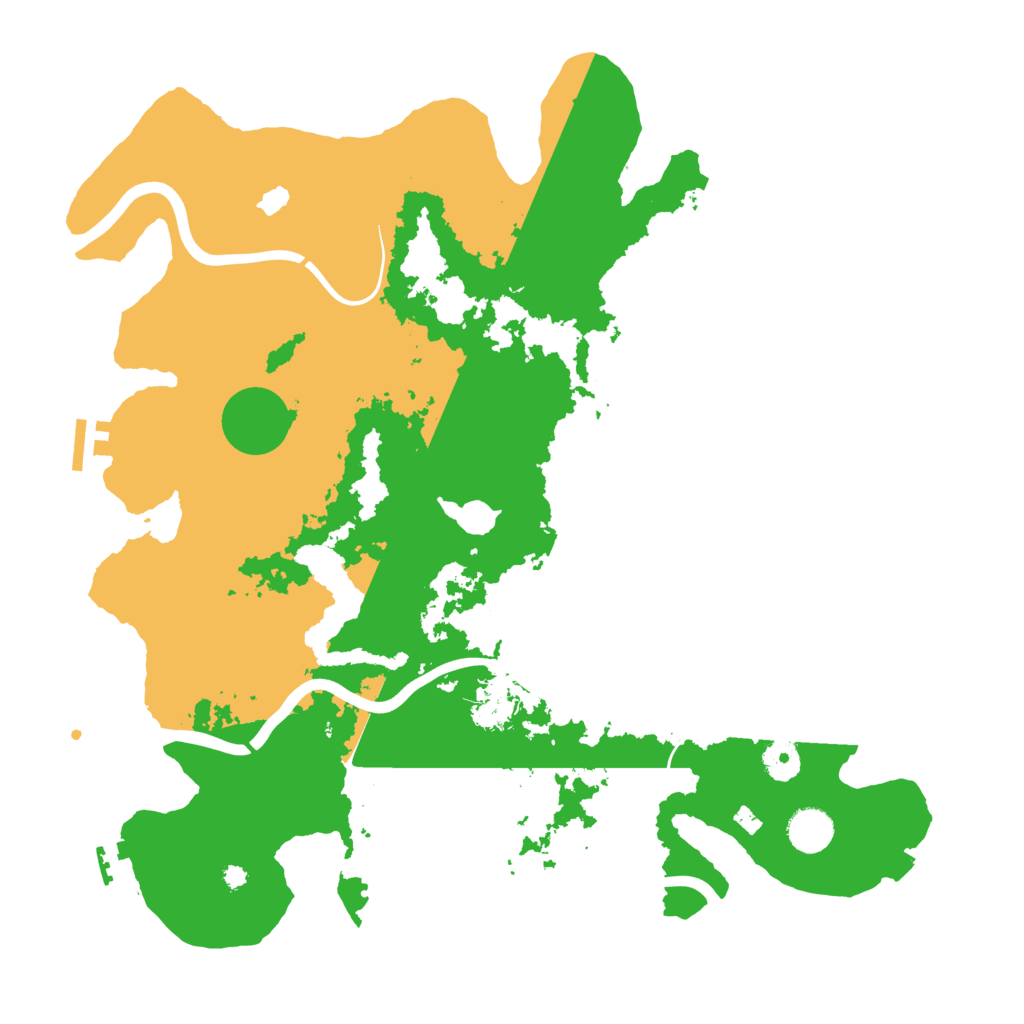 Biome Rust Map: Procedural Map, Size: 4000, Seed: 639743099