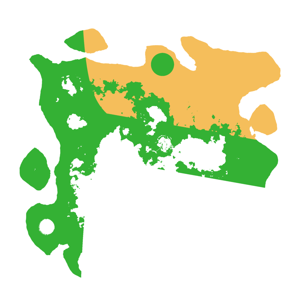 Biome Rust Map: Barren, Size: 3500, Seed: 997902310