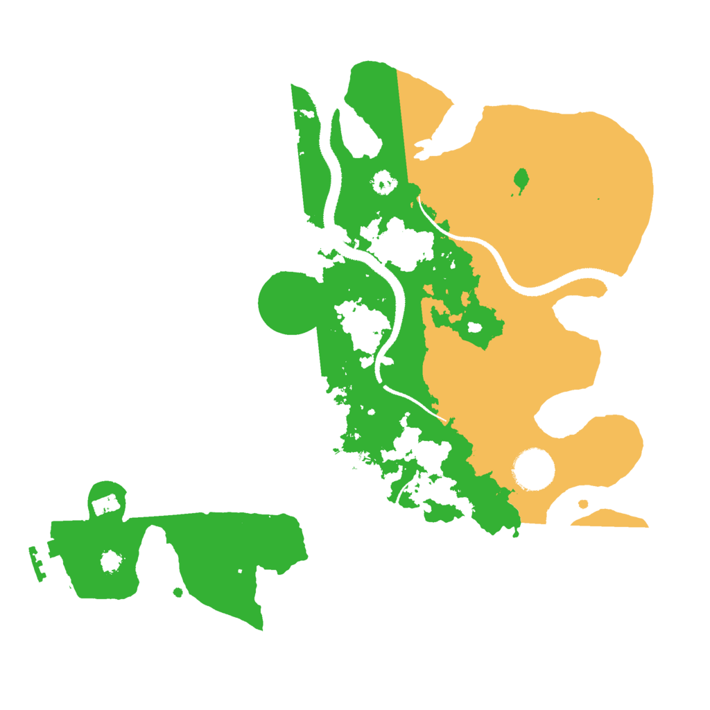 Biome Rust Map: Procedural Map, Size: 3000, Seed: 139160016