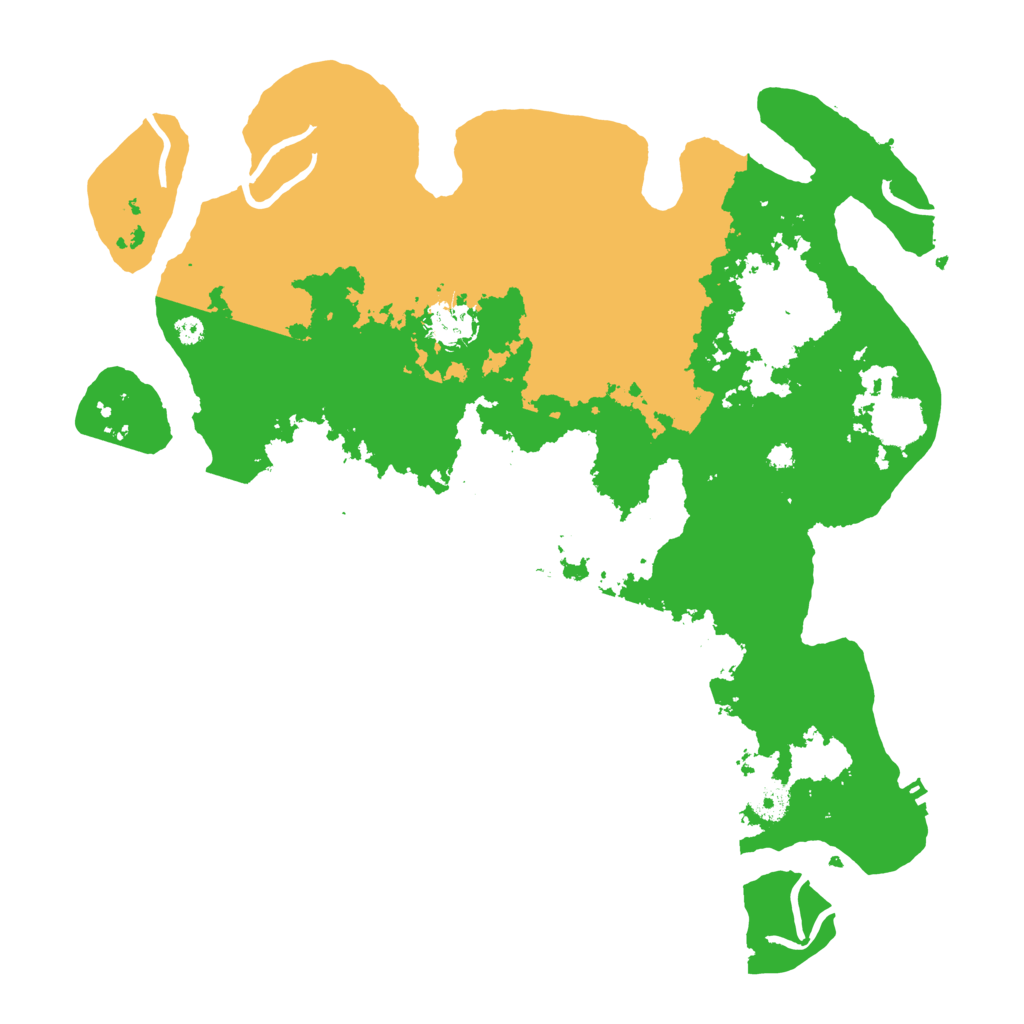Biome Rust Map: Procedural Map, Size: 3750, Seed: 77040