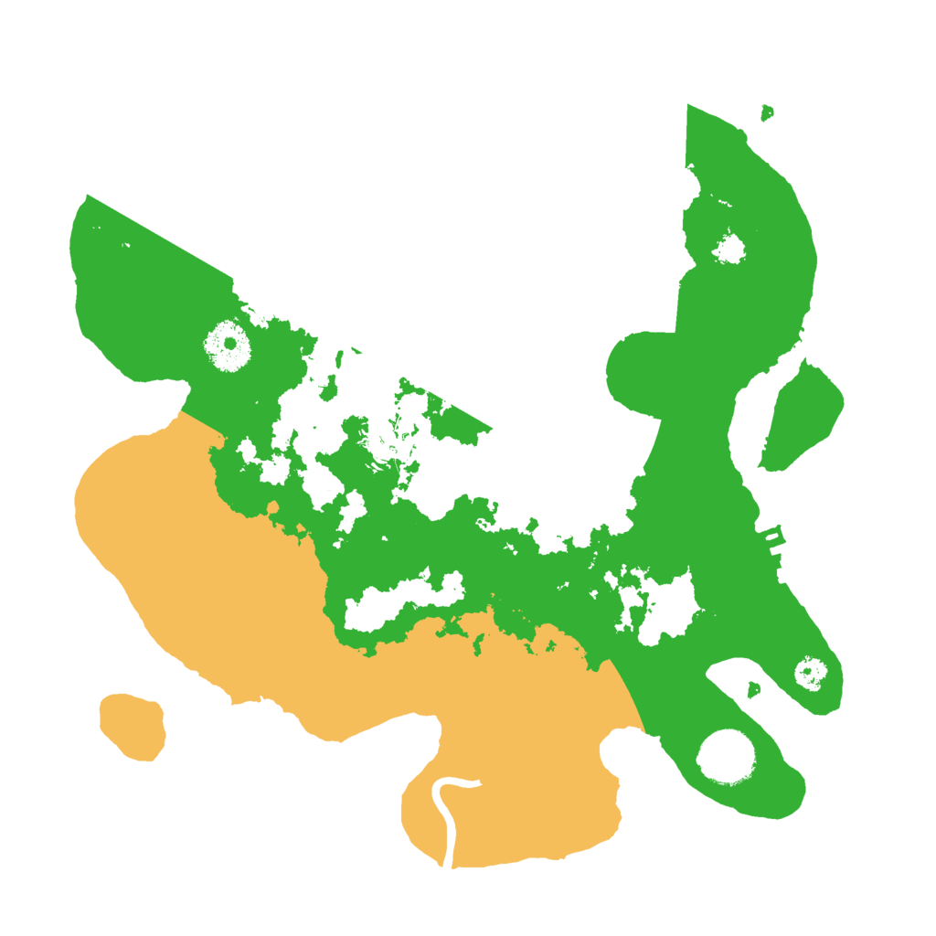 Biome Rust Map: Procedural Map, Size: 3000, Seed: 41257