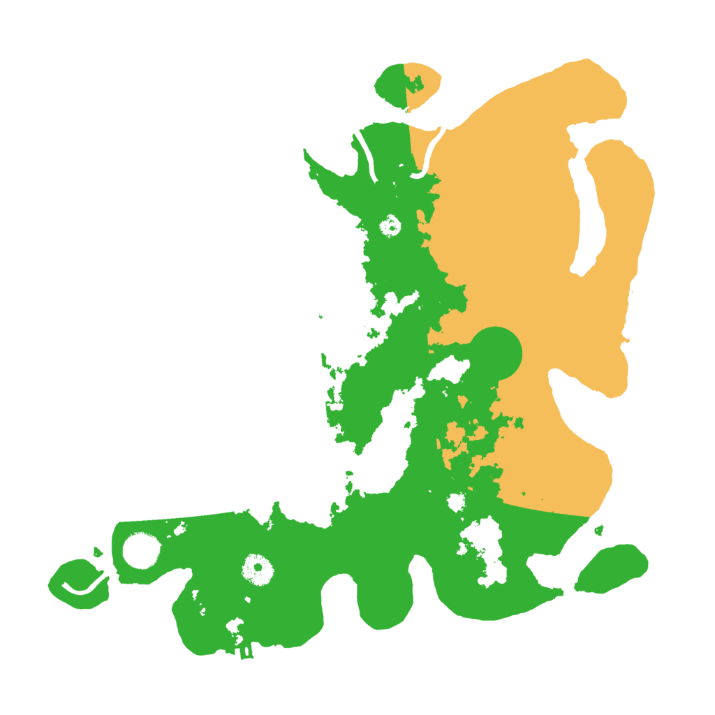 Biome Rust Map: Procedural Map, Size: 3500, Seed: 52013038