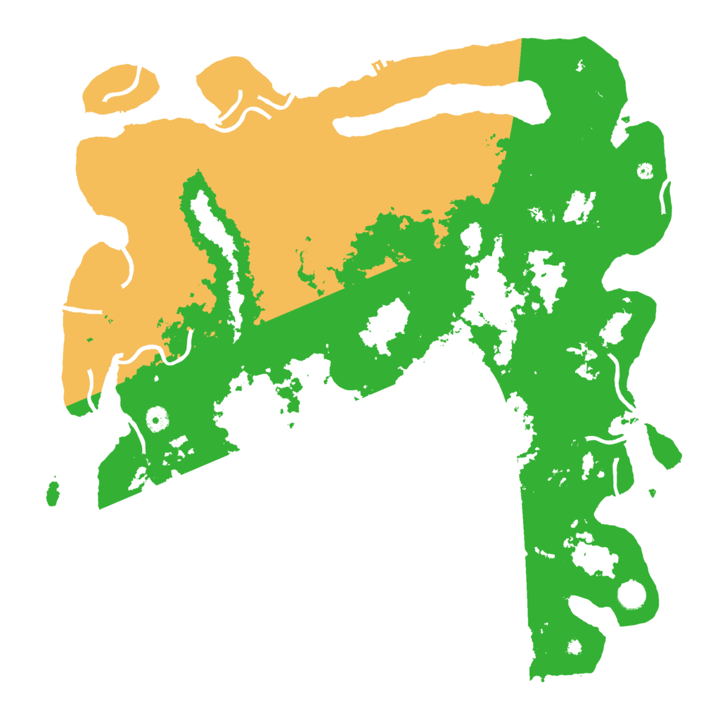 Biome Rust Map: Procedural Map, Size: 4500, Seed: 68683617