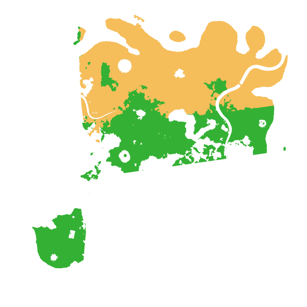 Biome Rust Map: Procedural Map, Size: 4000, Seed: 1718