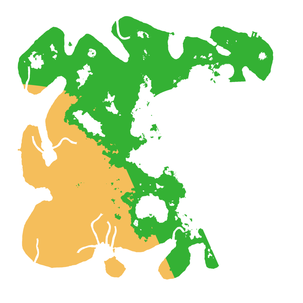 Biome Rust Map: Procedural Map, Size: 3700, Seed: 1836631357