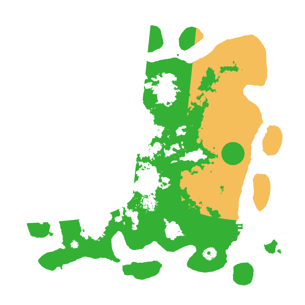 Biome Rust Map: Procedural Map, Size: 3500, Seed: 1317582084