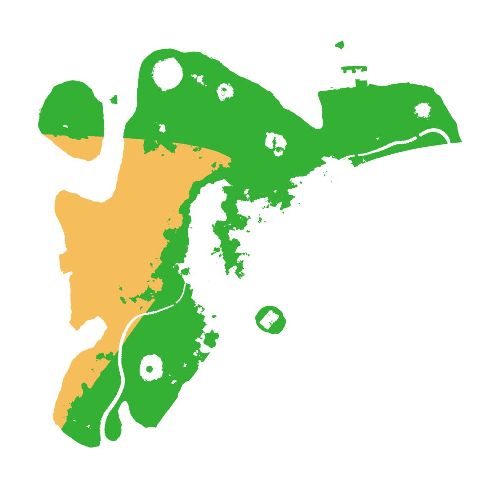 Biome Rust Map: Procedural Map, Size: 3000, Seed: 236423120
