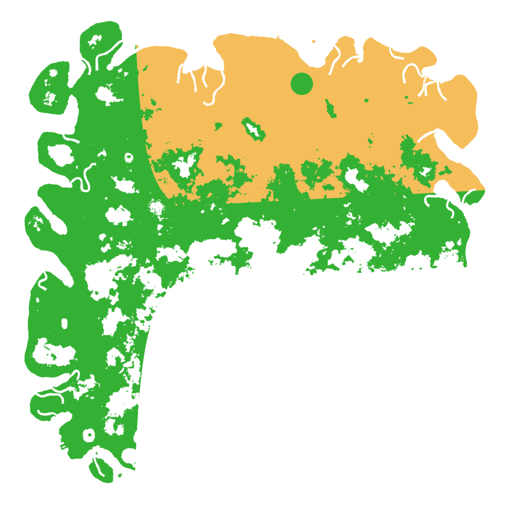 Biome Rust Map: Procedural Map, Size: 6000, Seed: 987654321