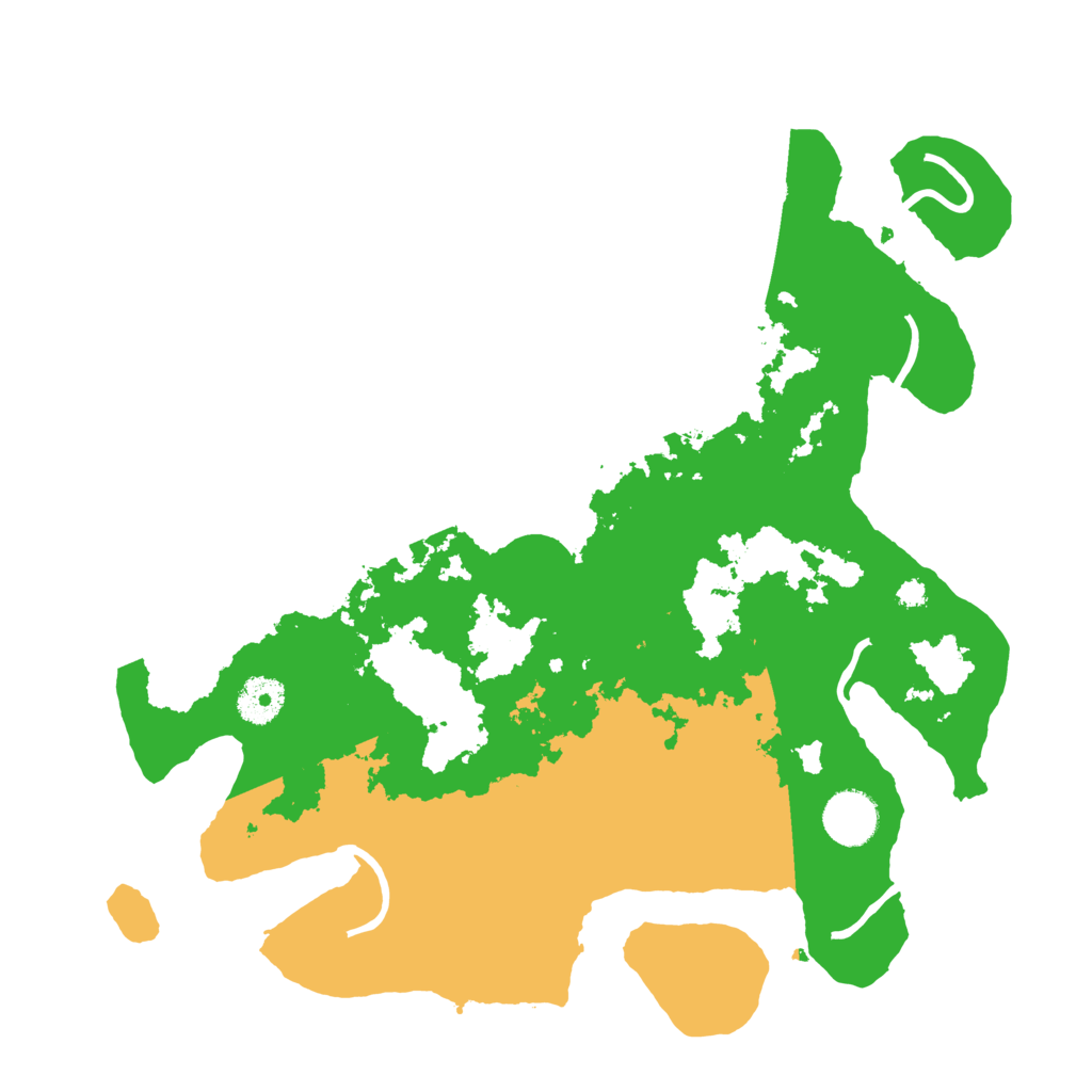 Biome Rust Map: Procedural Map, Size: 3500, Seed: 1891768027