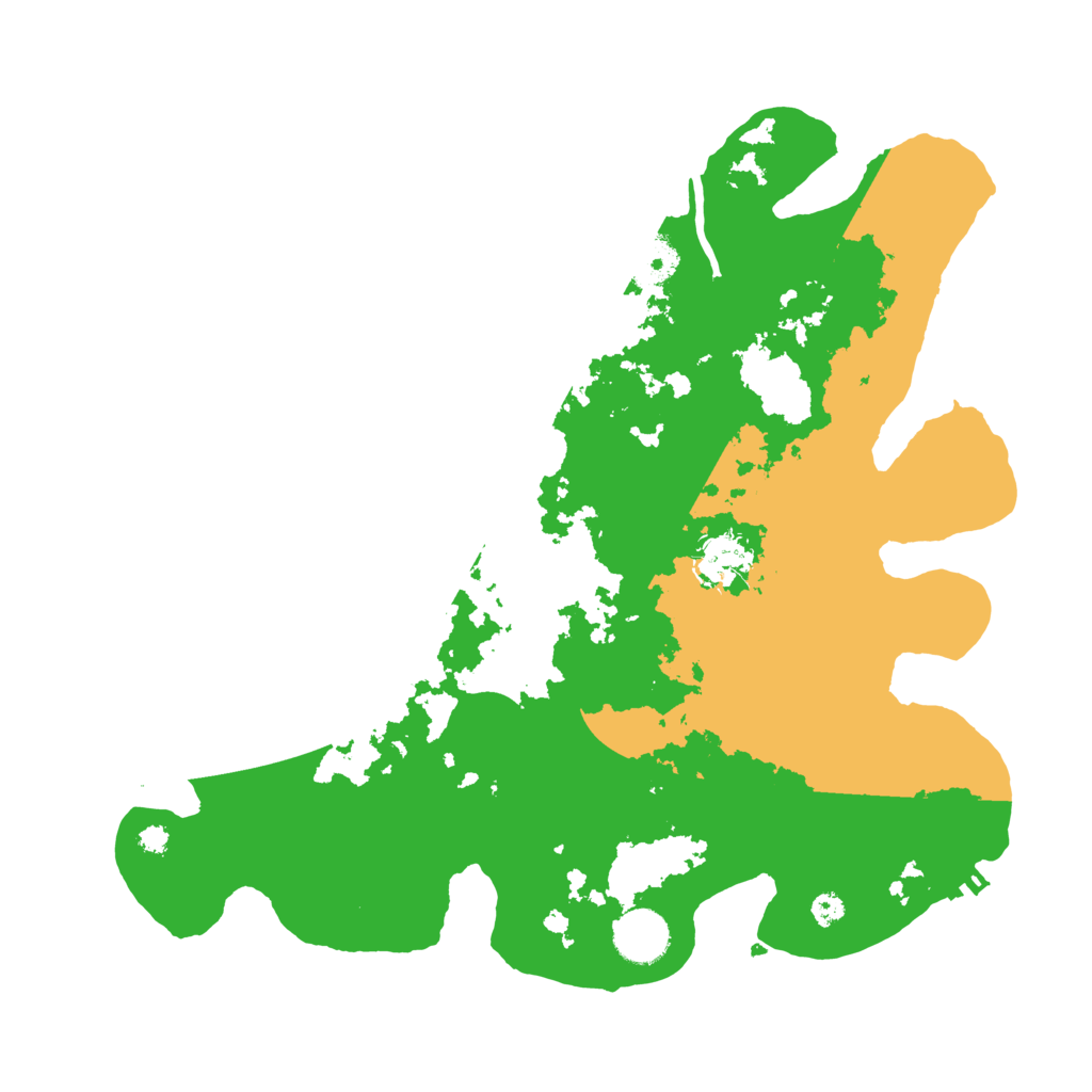 Biome Rust Map: Procedural Map, Size: 3500, Seed: 219476204
