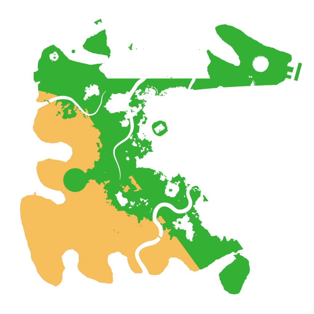 Biome Rust Map: Procedural Map, Size: 3500, Seed: 1852660983