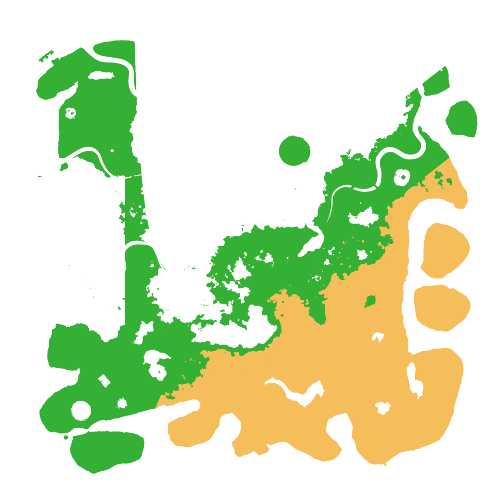 Biome Rust Map: Procedural Map, Size: 4500, Seed: 232940919