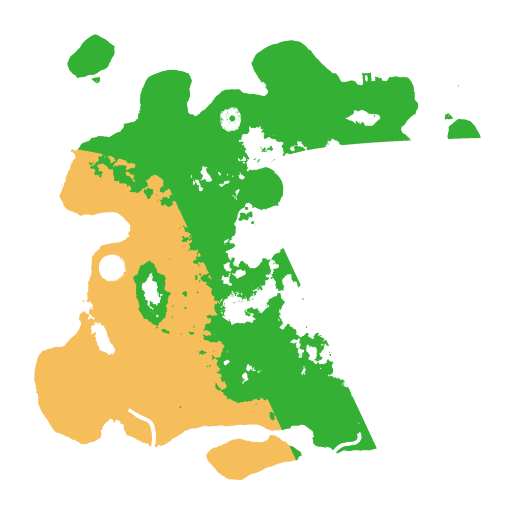 Biome Rust Map: Procedural Map, Size: 3500, Seed: 82340