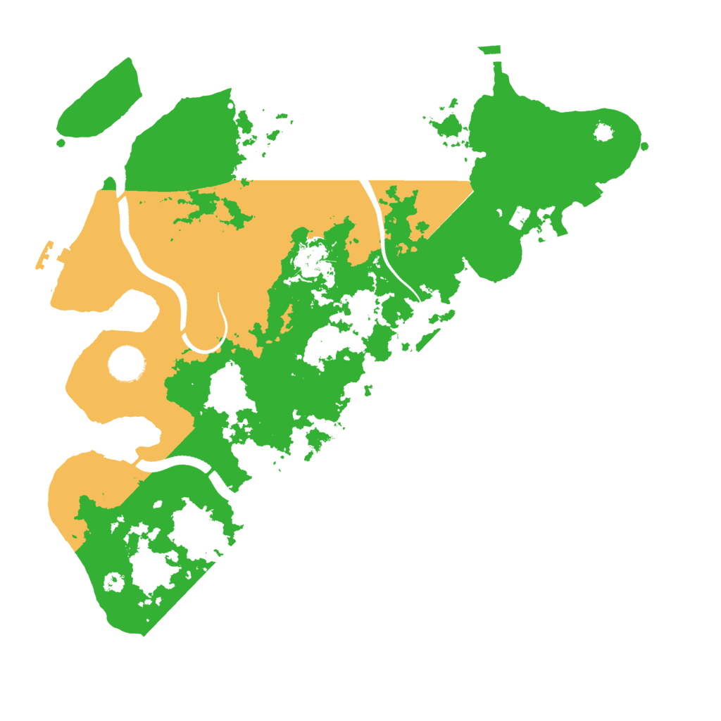 Biome Rust Map: Procedural Map, Size: 3500, Seed: 870090752
