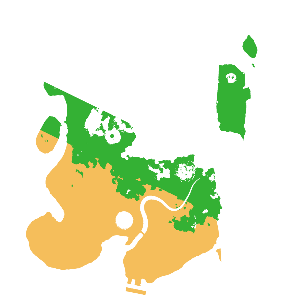 Biome Rust Map: Procedural Map, Size: 3000, Seed: 55439