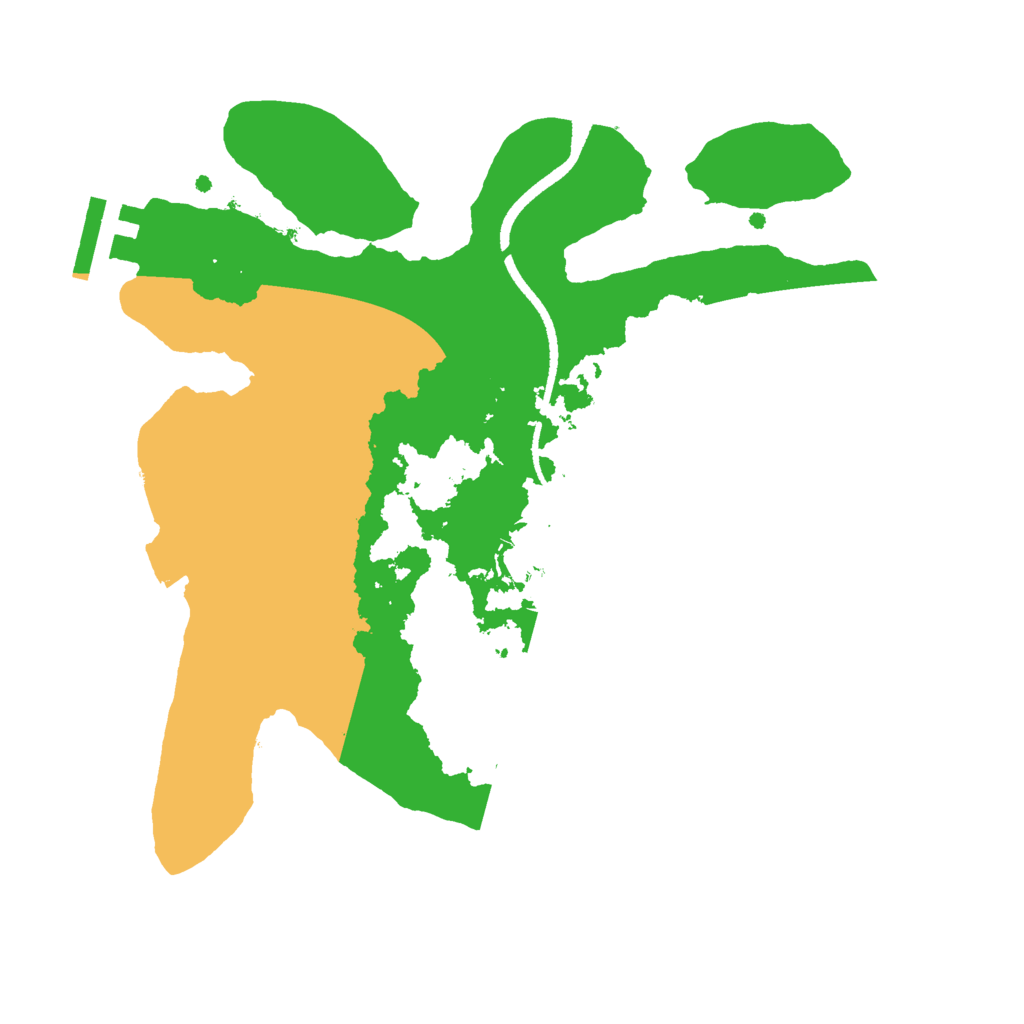 Biome Rust Map: Procedural Map, Size: 2500, Seed: 956933595