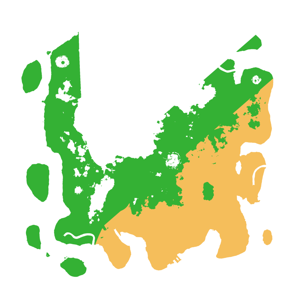Biome Rust Map: Procedural Map, Size: 3500, Seed: 1821268051