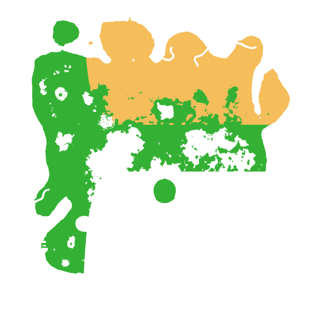 Biome Rust Map: Procedural Map, Size: 3700, Seed: 288306208