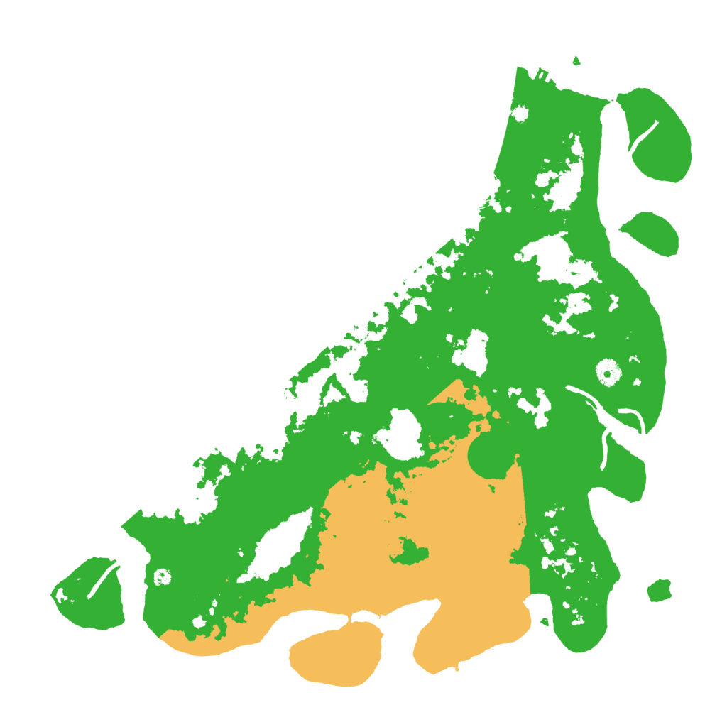 Biome Rust Map: Procedural Map, Size: 4250, Seed: 546544