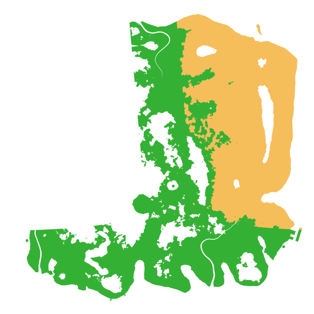 Biome Rust Map: Procedural Map, Size: 4500, Seed: 923262509