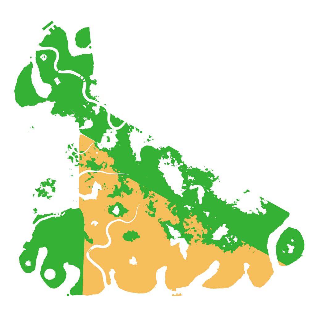 Biome Rust Map: Procedural Map, Size: 5000, Seed: 680491688