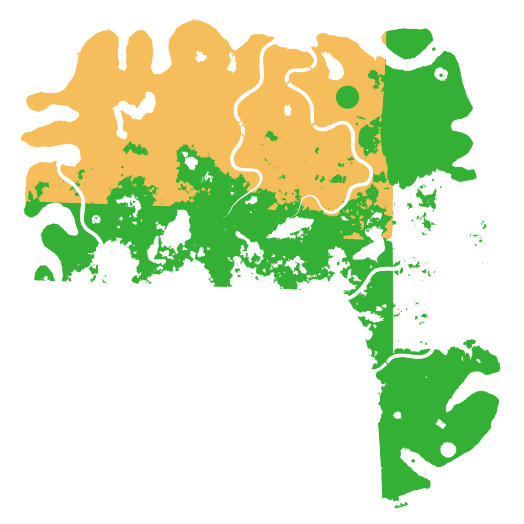 Biome Rust Map: Procedural Map, Size: 6000, Seed: 453187466