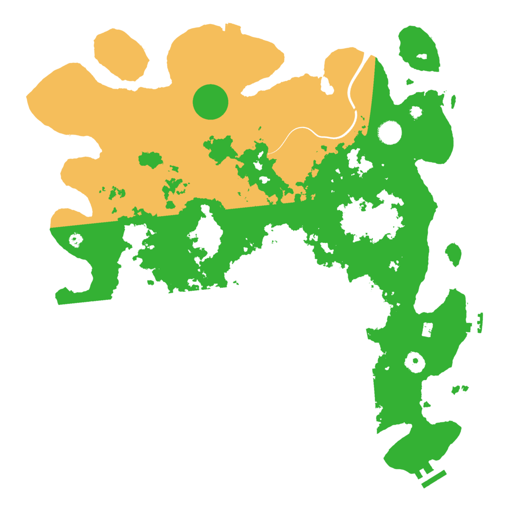 Biome Rust Map: Procedural Map, Size: 3850, Seed: 920787598