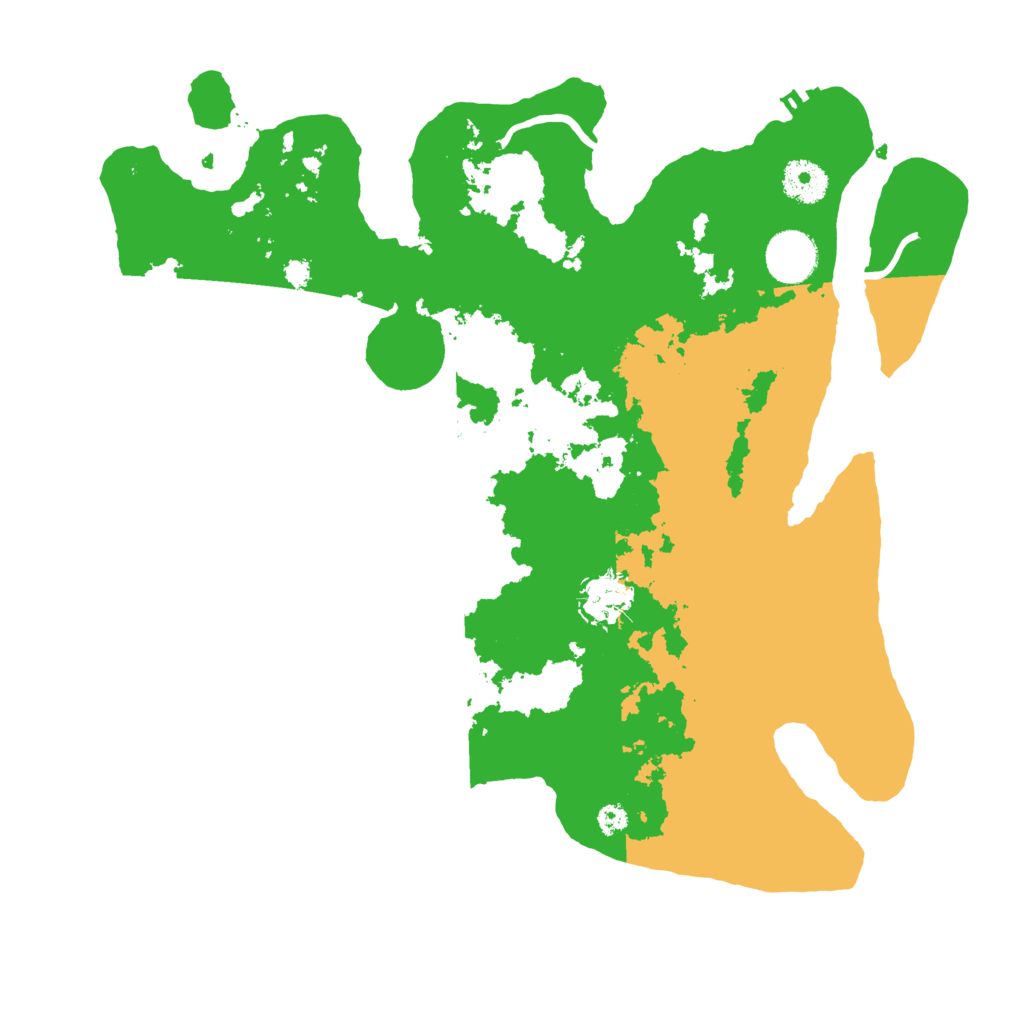 Biome Rust Map: Procedural Map, Size: 3500, Seed: 22235990