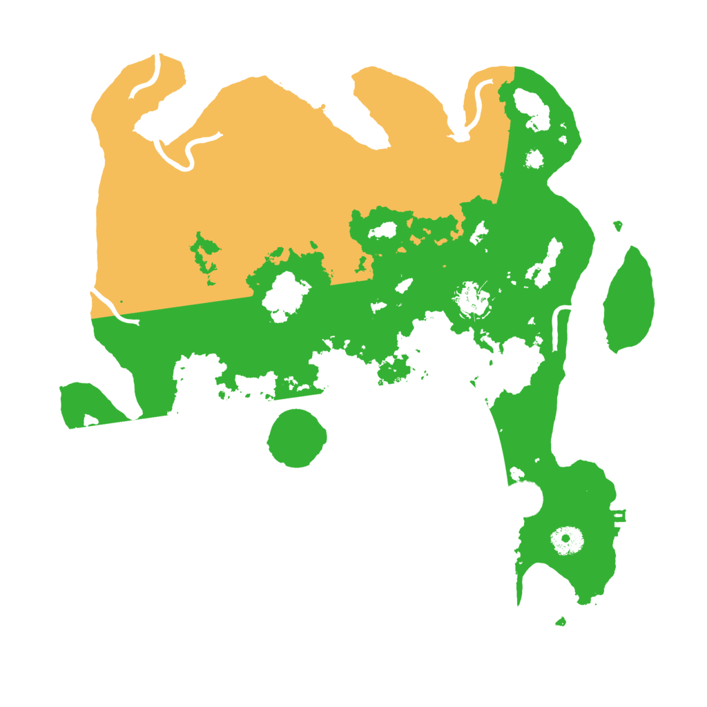 Biome Rust Map: Procedural Map, Size: 3500, Seed: 1518244548