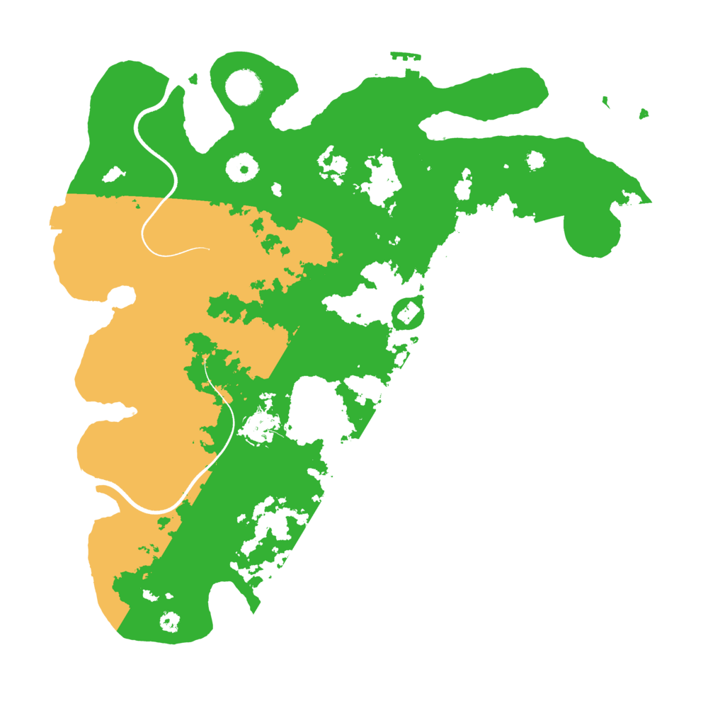 Biome Rust Map: Procedural Map, Size: 3600, Seed: 701586122