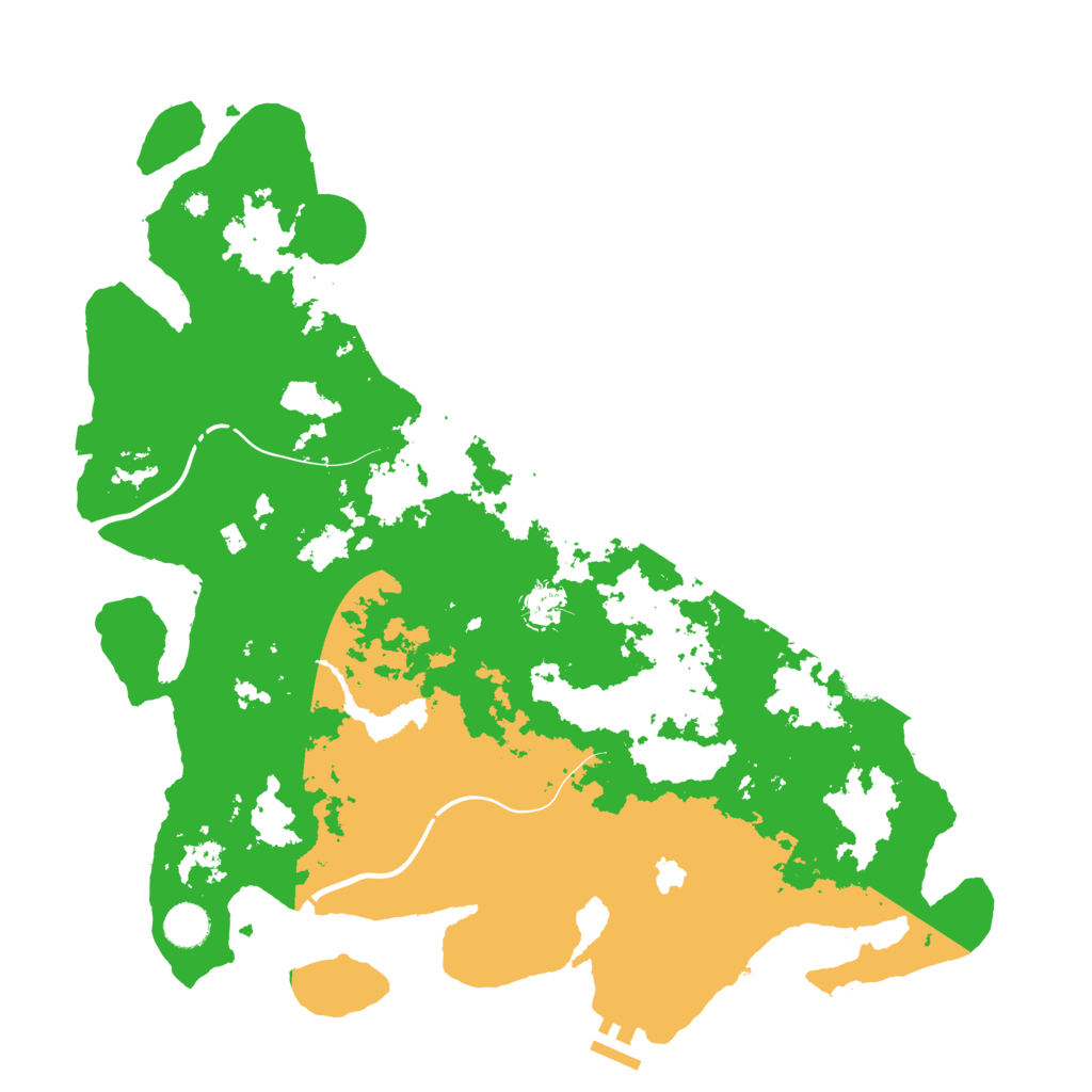 Biome Rust Map: Procedural Map, Size: 4250, Seed: 479263