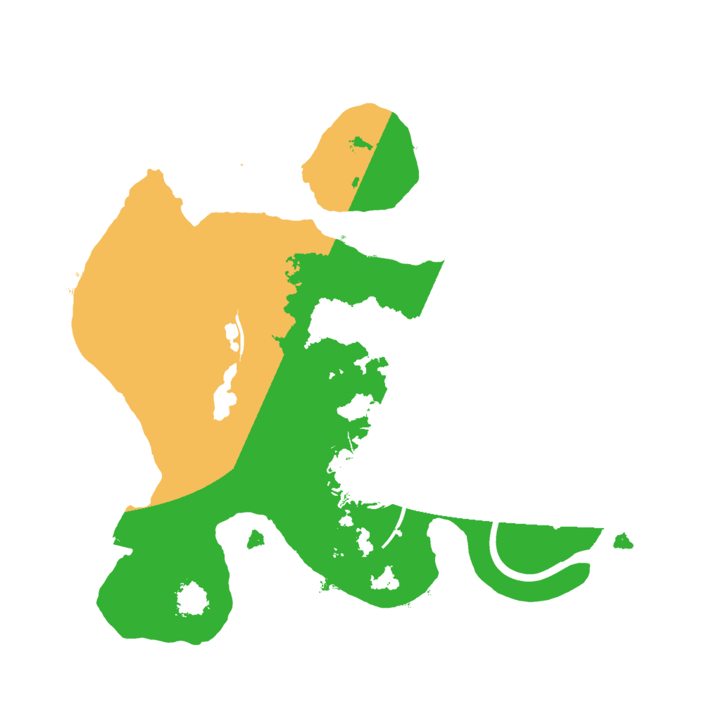 Biome Rust Map: Procedural Map, Size: 2000, Seed: 1593589233