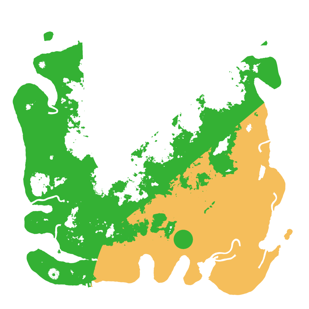 Biome Rust Map: Procedural Map, Size: 4250, Seed: 604933