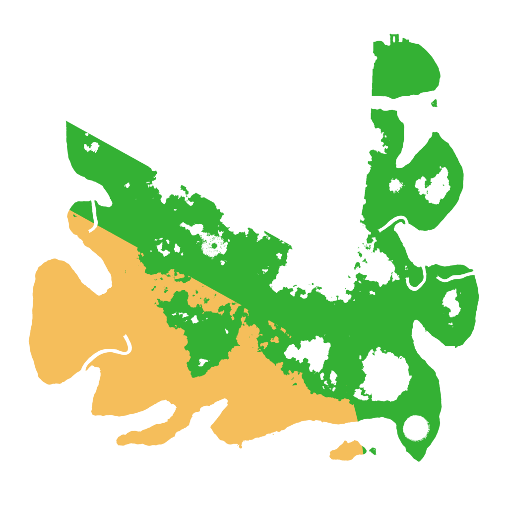Biome Rust Map: Procedural Map, Size: 3500, Seed: 1822231550
